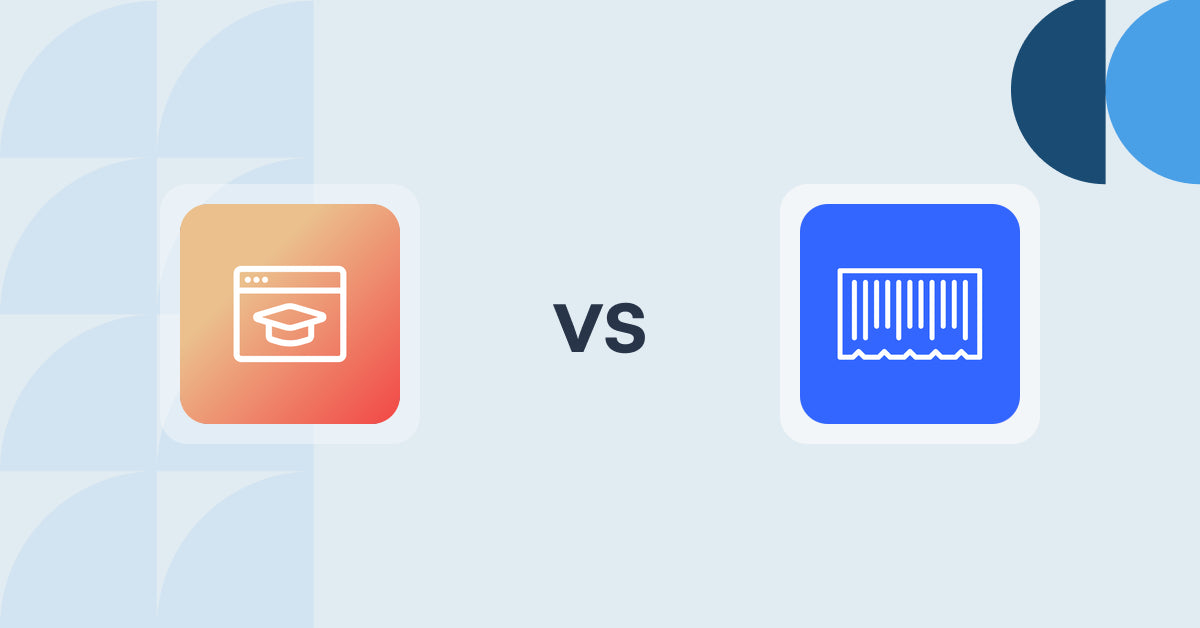 Shopify Digital Products Apps: Courses Plus vs. Palley: Sell Digital Codes