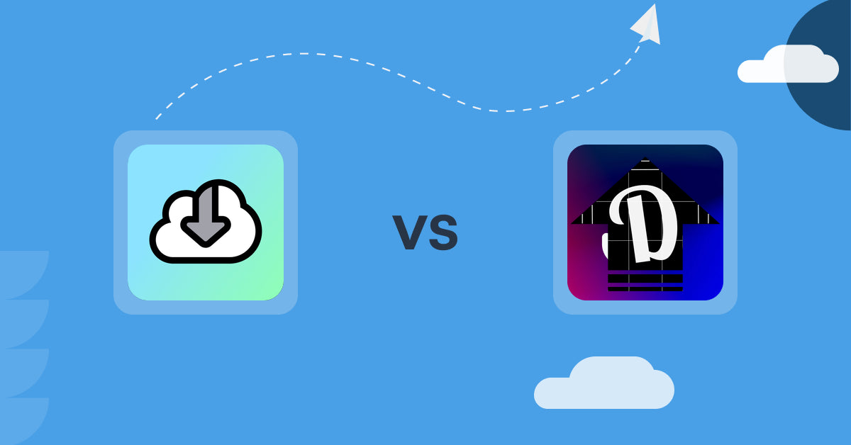 Shopify Digital Products Apps: Digital Downloads vs Digitload