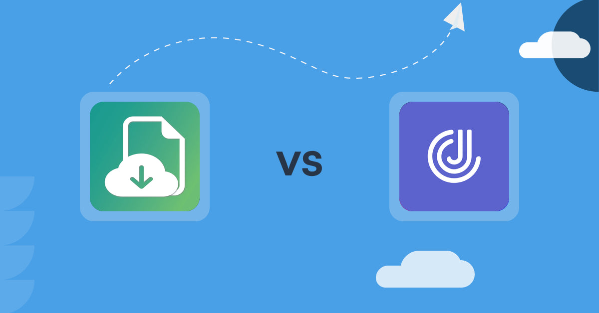 Shopify Digital Products Apps: Astronaut ‑ Digital downloads vs JustCast