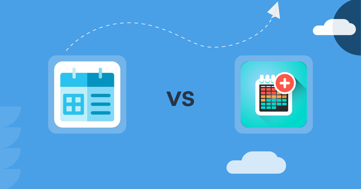 Shopify Digital Products Apps: Appointment Booking Appntly vs Appointment Booking ‑ Propel