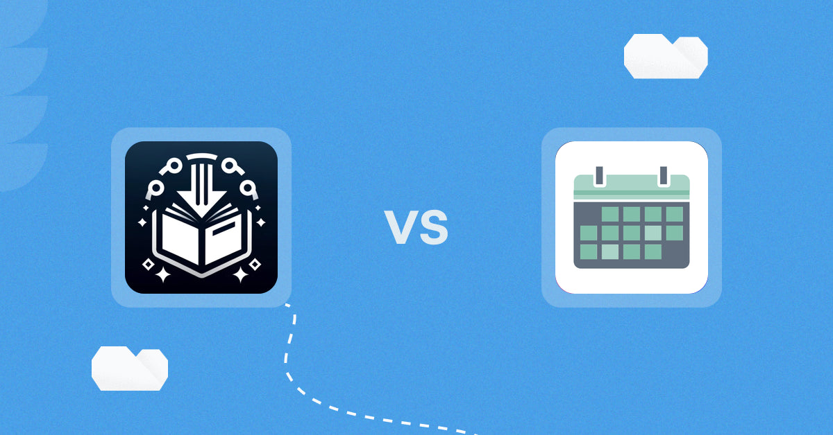 Shopify Digital Products Apps: Produits Digitals‑Digiproduit vs Appointment Booking App ointo