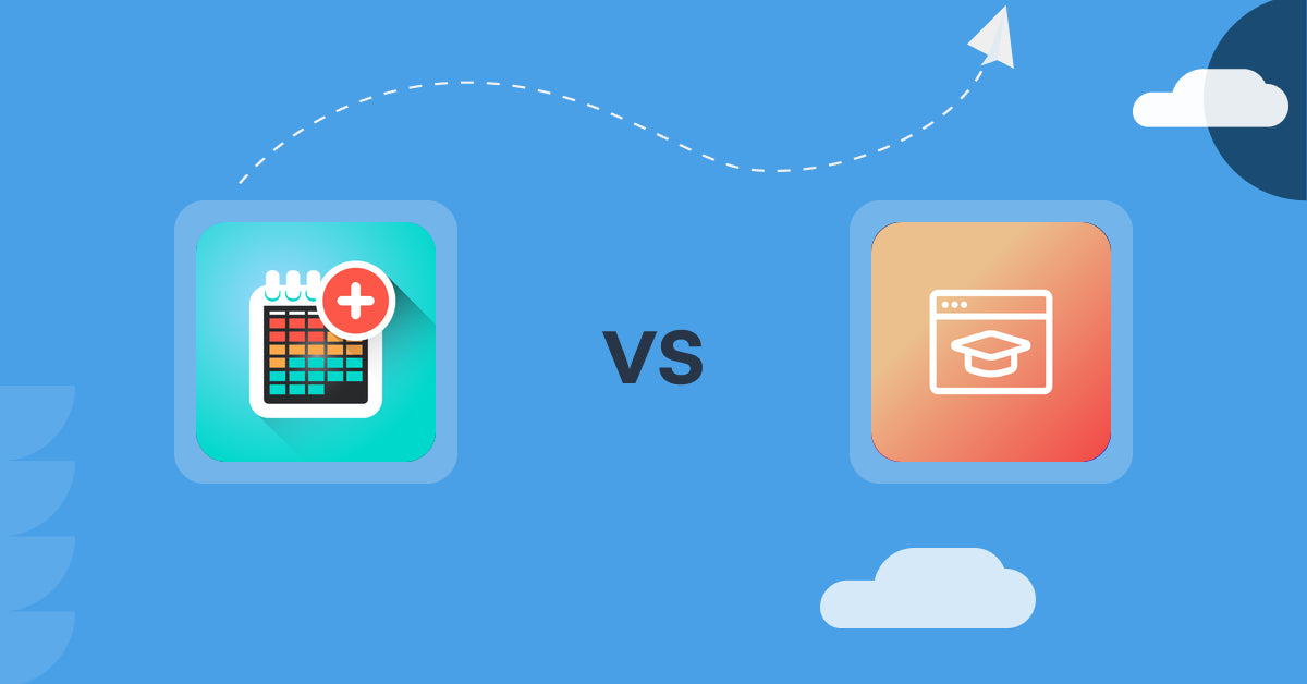 Shopify Digital Products Apps: Appointment Booking ‑ Propel vs Courses Plus