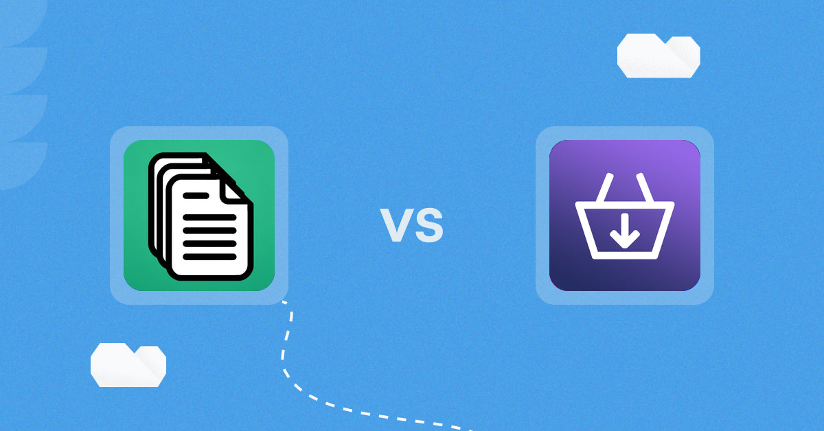 Shopify Digital Products Apps: OrderDocs Pro Print & Email vs DigiCart