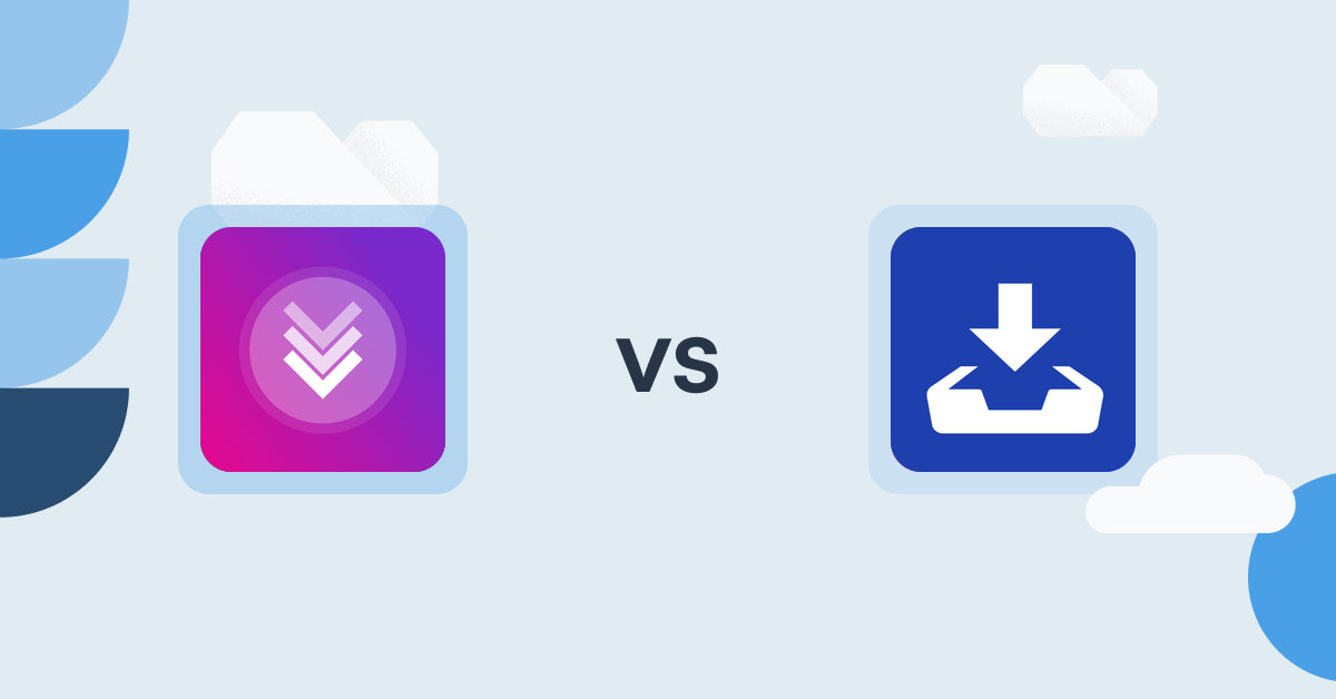 Shopify Digital Products Apps: Downly ‑ Sell Digital Products vs Linkifile