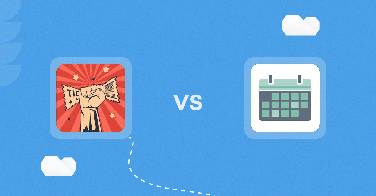 Shopify Digital Products Apps: Event Ticketing vs Appointment Booking App ointo