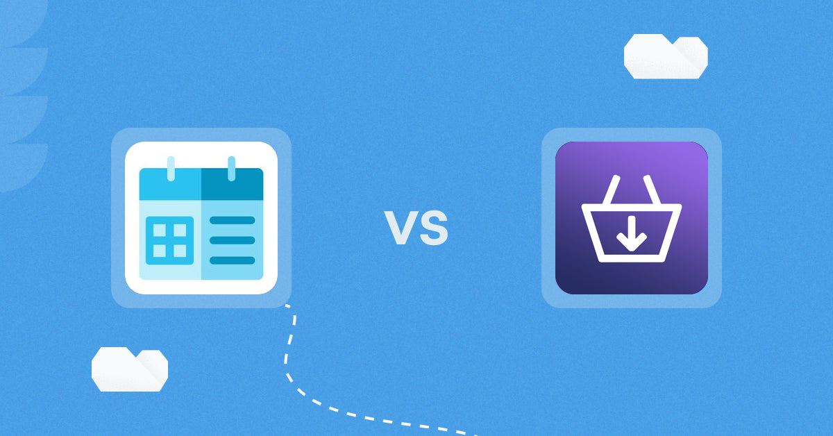 Shopify Digital Product Apps: Appointment Booking Appntly vs DigiCart