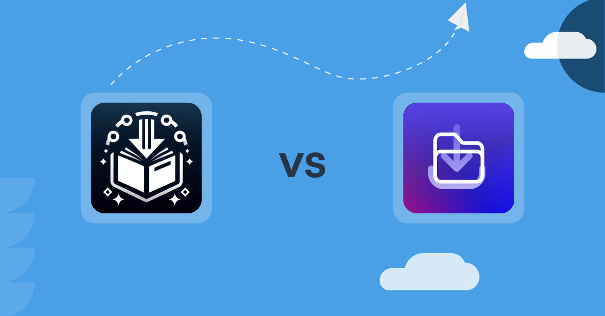 Shopify Digital Products Apps: Produits Digitals‑Digiproduit vs File Vault Pro