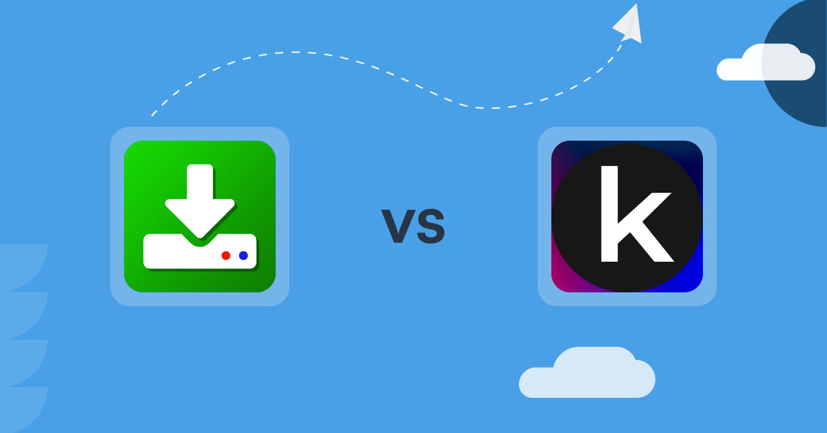 Shopify Digital Product Apps: Uplinkly Digital Downloads vs Keysender