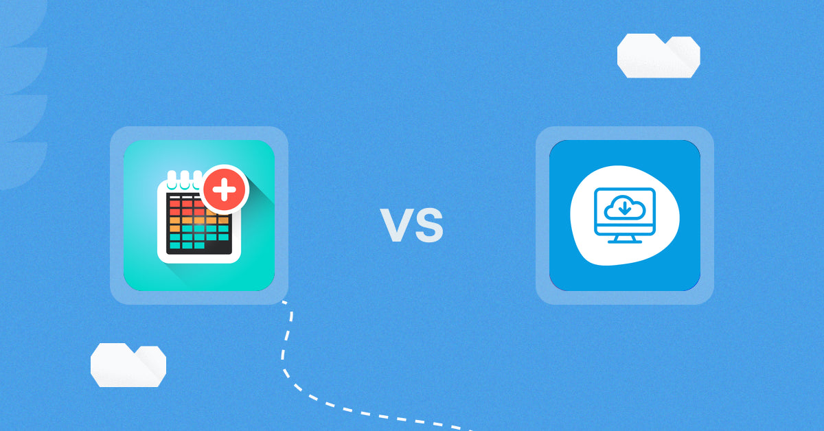 Shopify Digital Products Apps: Appointment Booking ‑ Propel vs Extendons Digital Downloads