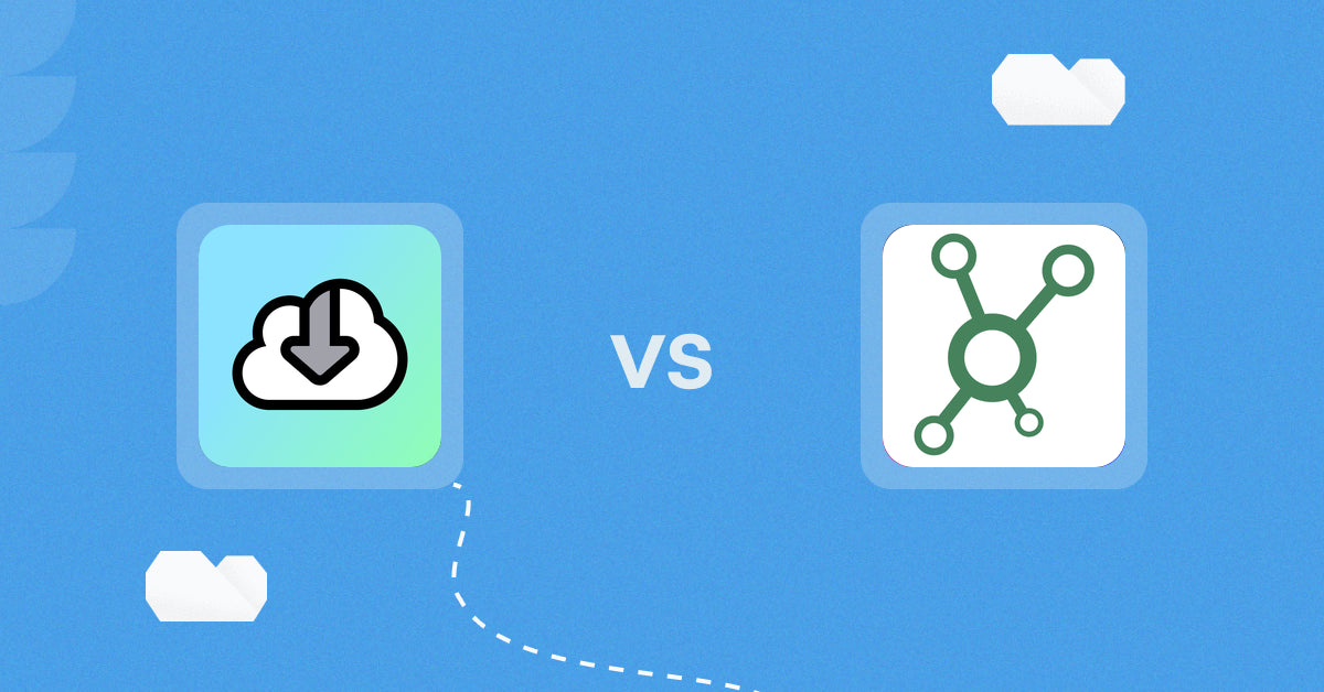 Shopify Digital Products Apps: Digital Downloads vs. Guru Connector