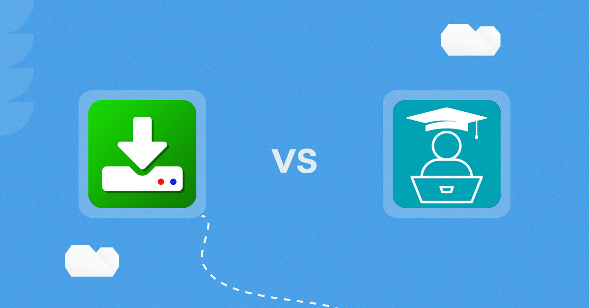 Shopify Digital Products Apps: Uplinkly Digital Downloads vs LDT Online Courses