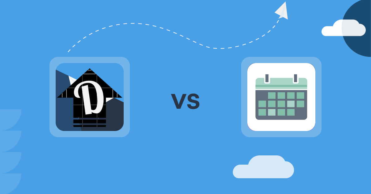 Shopify Digital Products Apps: Digitload vs Appointment Booking App ointo