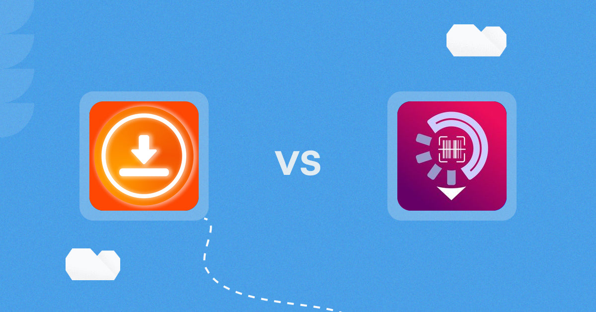 Shopify Digital Products Apps: BIG Digital Downloads Products vs WIFI‑QR‑Generator