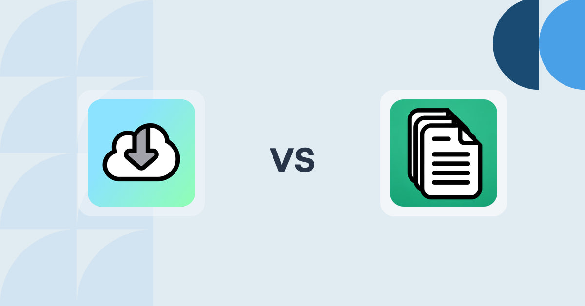 Shopify Digital Products Apps: Digital Downloads vs OrderDocs Pro Print & Email