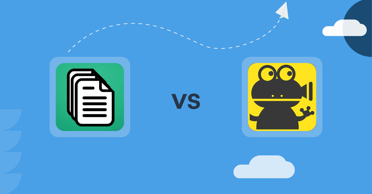 Shopify Digital Products Apps: OrderDocs Pro Print & Email vs かんたん動画販売