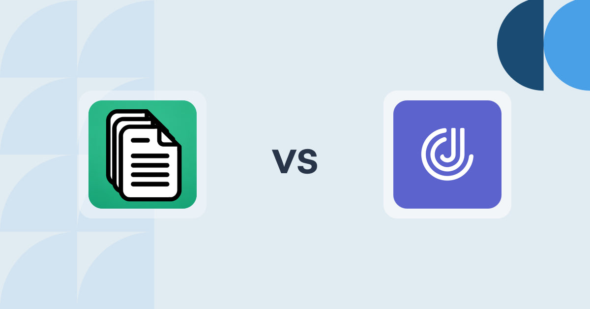 Shopify Digital Products Apps: OrderDocs Pro Print & Email vs JustCast