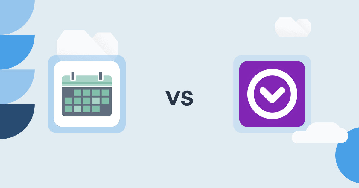 Shopify Digital Products Apps: Appointment Booking App ointo vs Single ‑ Video & Music