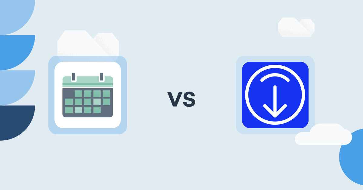 Shopify Digital Products Apps: Appointment Booking App ointo vs Digital Downloads ‑ Digitalify