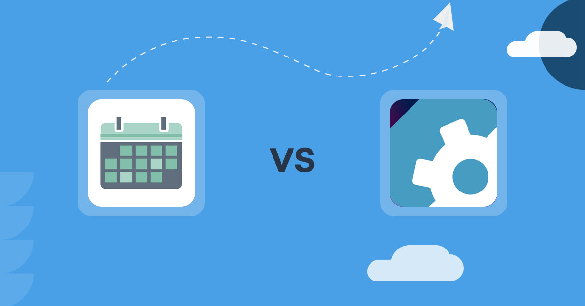 Shopify Digital Products Apps: Appointment Booking App ointo vs. Commerce Components