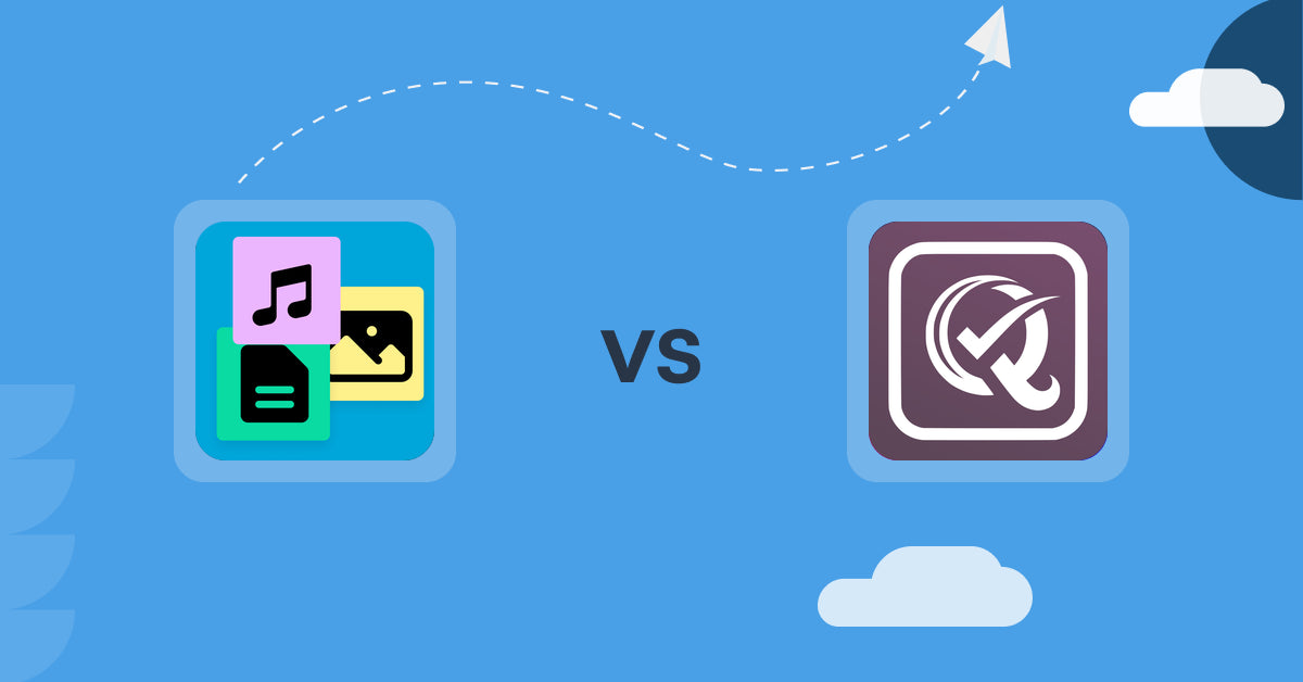 Shopify Digital Products Apps: Digitally - Digital Products vs PaidQuiz