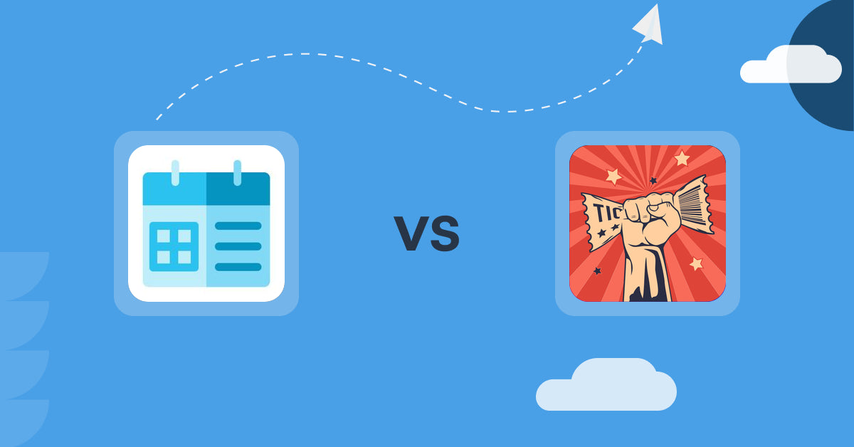 Shopify Digital Products Apps: Appointment Booking Appntly vs. Event Ticketing