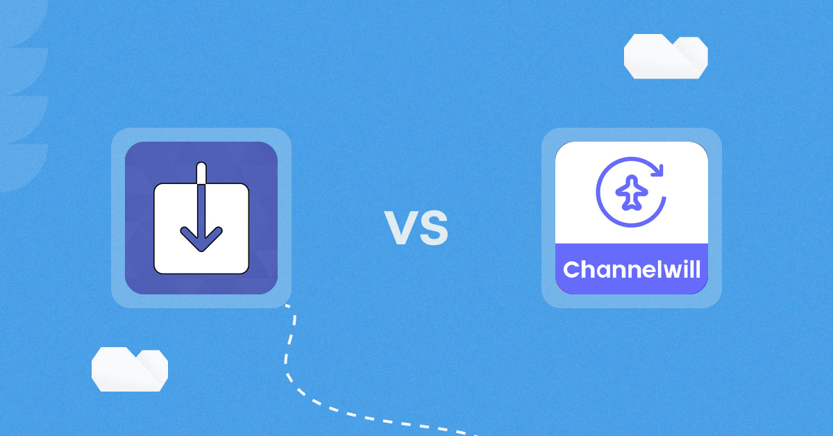 Shopify Digital Products Apps: EDP ‑ Easy Digital Products vs Channelwill Upsell Cross Sell