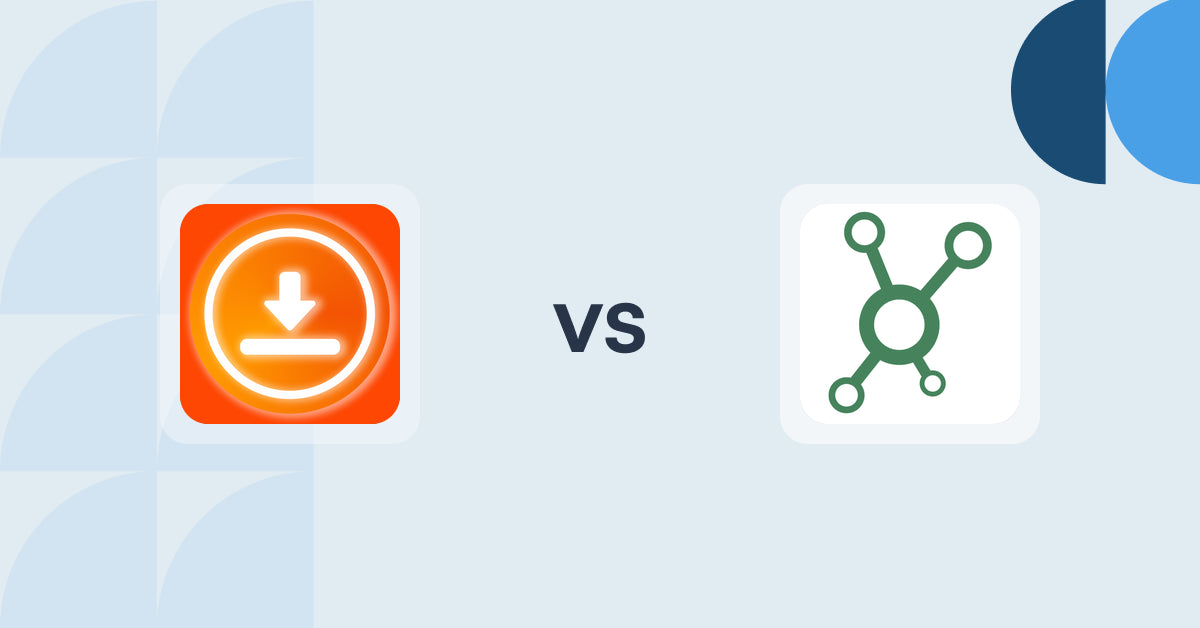 Shopify Digital Products Apps: BIG Digital Downloads Products vs Guru Connector