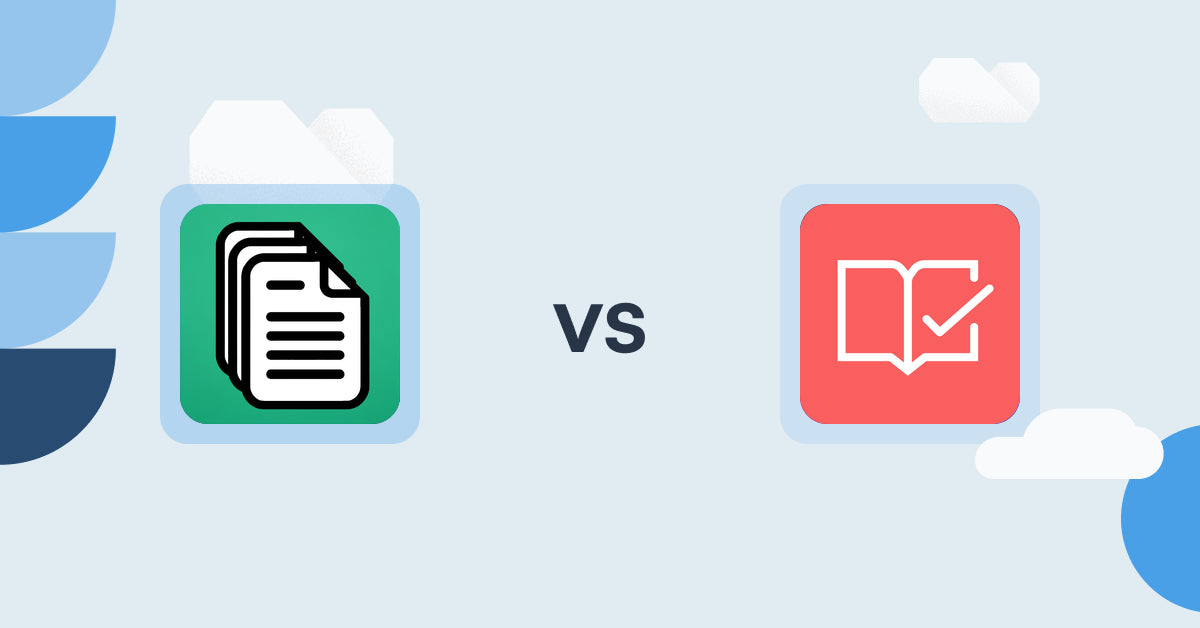 Shopify Digital Products Apps: OrderDocs Pro Print & Email vs Appointment Booking App | BTA