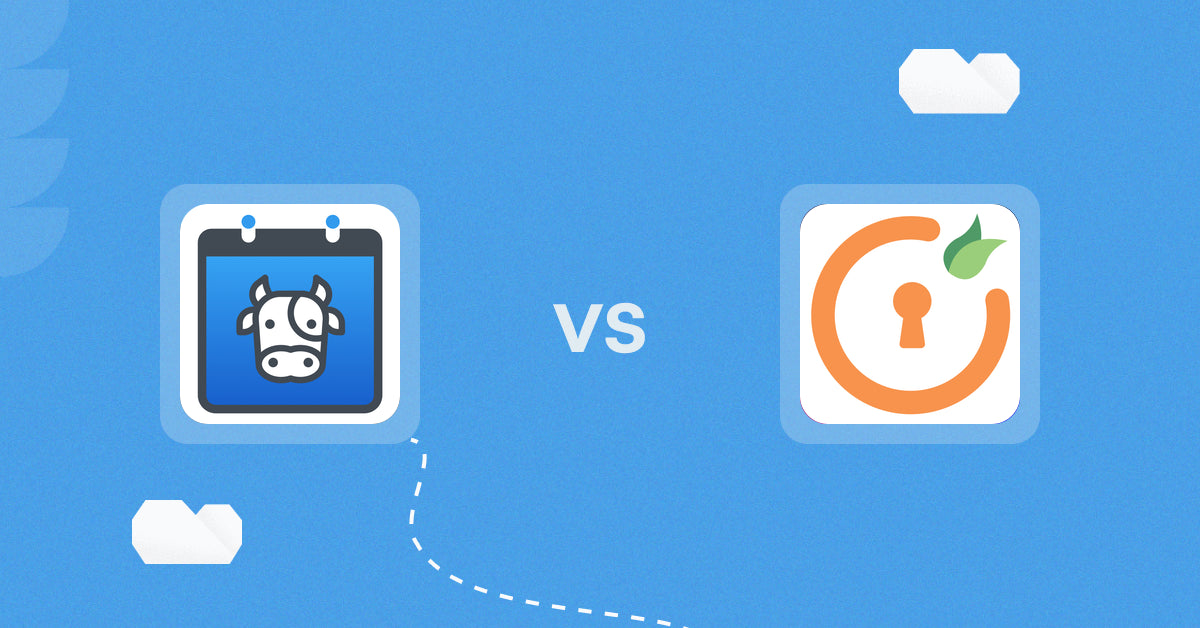 Shopify Digital Products Apps: Appointment Booking Cowlendar vs miniOrange: Course Builder