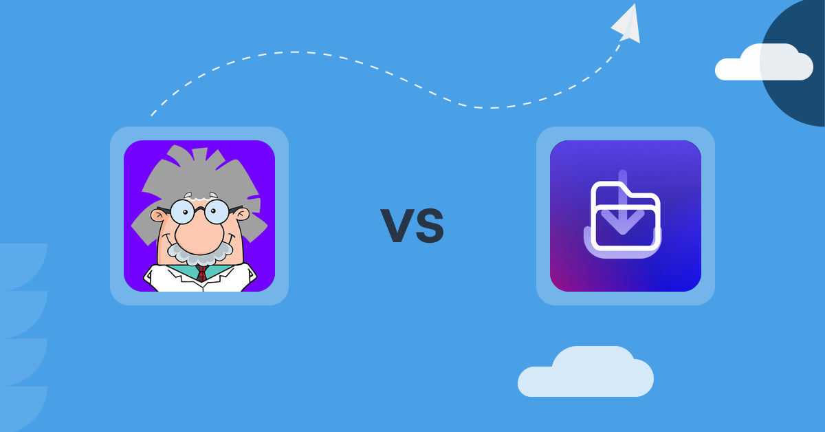 Shopify Digital Products Apps: DrDownload Digital Downloads vs. File Vault Pro