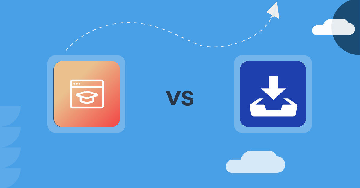 Shopify Digital Products Apps: Courses Plus vs Linkifile