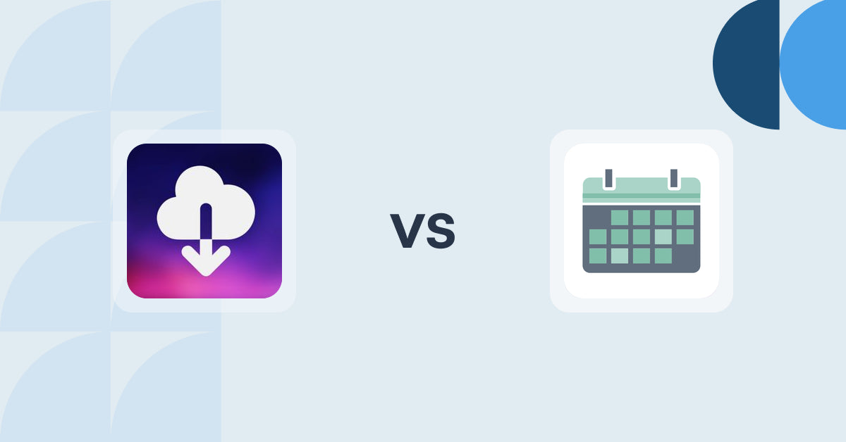 Shopify Digital Products Apps: Fileflare Digital Downloads vs Appointment Booking App ointo