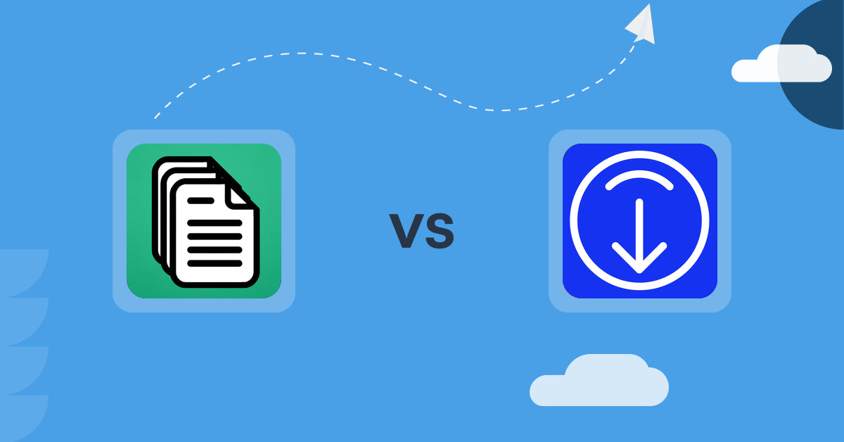 Shopify Digital Products Apps: OrderDocs Pro Print & Email vs Digital Downloads - Digitalify