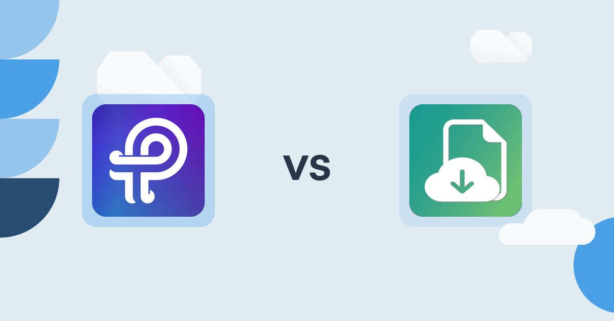 Shopify Digital Products Apps: Papertrell ‑ Digital Products vs Astronaut ‑ Digital Downloads