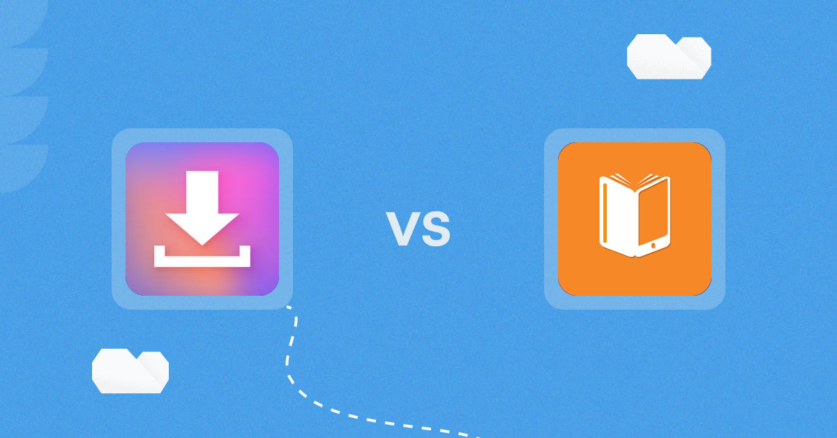 Shopify Digital Products Apps: Simply Digital Download vs. VitalSource Digital Sync