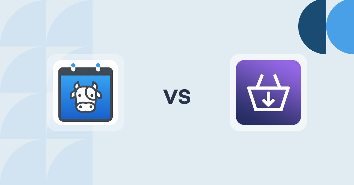 Shopify Digital Products Apps: Appointment Booking Cowlendar vs. DigiCart