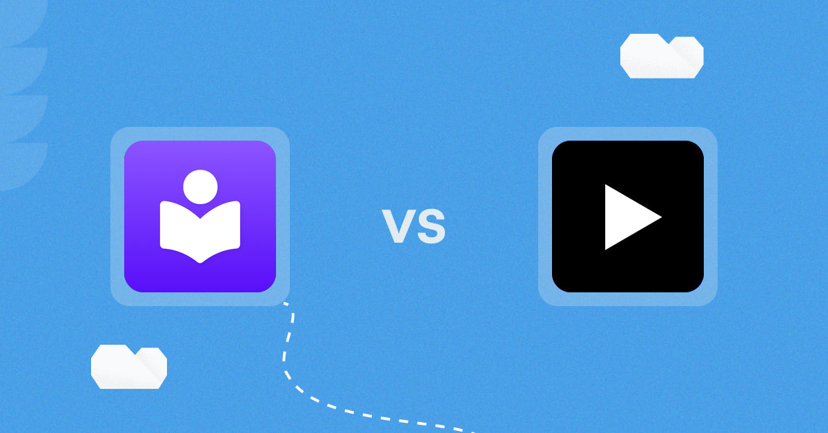 Shopify Digital Products Apps: Tevello Courses & Communities vs Audioly ‑ Sticky Audio Player