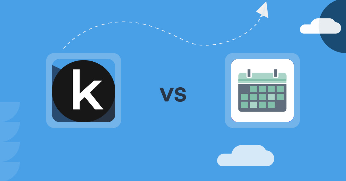 Shopify Digital Products Apps: Keysender vs Appointment Booking App ointo