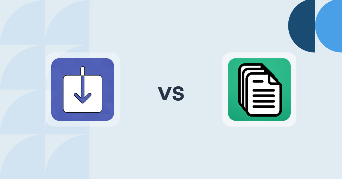 Shopify Digital Products Apps: EDP ‑ Easy Digital Products vs OrderDocs Pro Print & Email