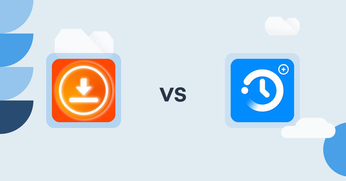 Shopify Digital Products Apps: BIG Digital Downloads Products vs. Meety: Appointment Booking