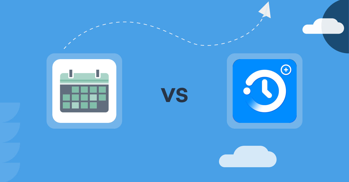 Shopify Digital Products Apps: Appointment Booking App ointo vs Meety: Appointment Booking