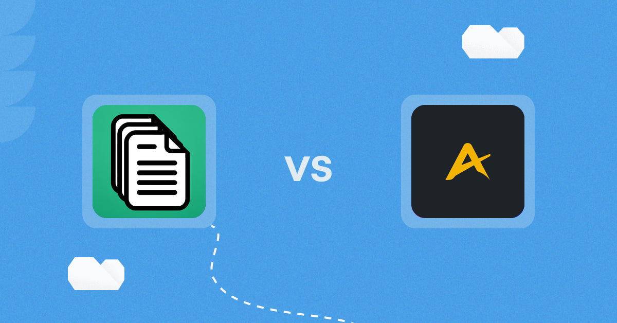 Shopify Digital Products Apps: OrderDocs Pro Print & Email vs Arc ‑ Digital Content Sales