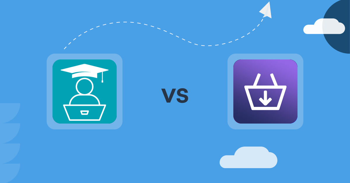 Shopify Digital Products Apps: LDT Online Courses vs. DigiCart