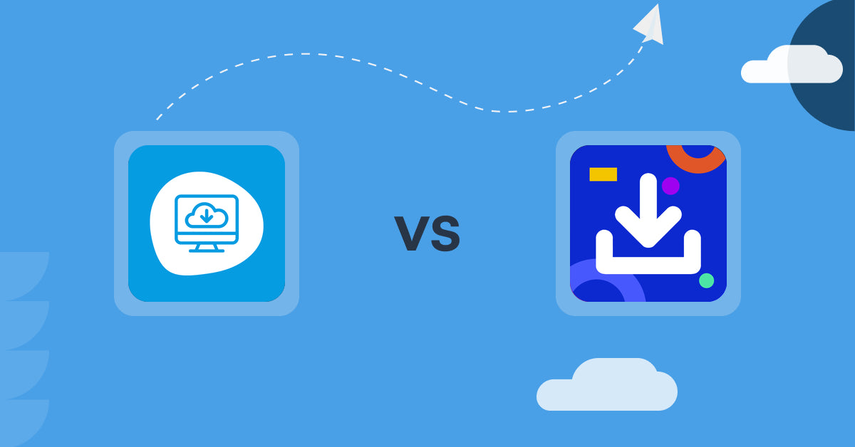 Shopify Digital Products Apps: Extendons Digital Downloads vs. DigiSell Products Download