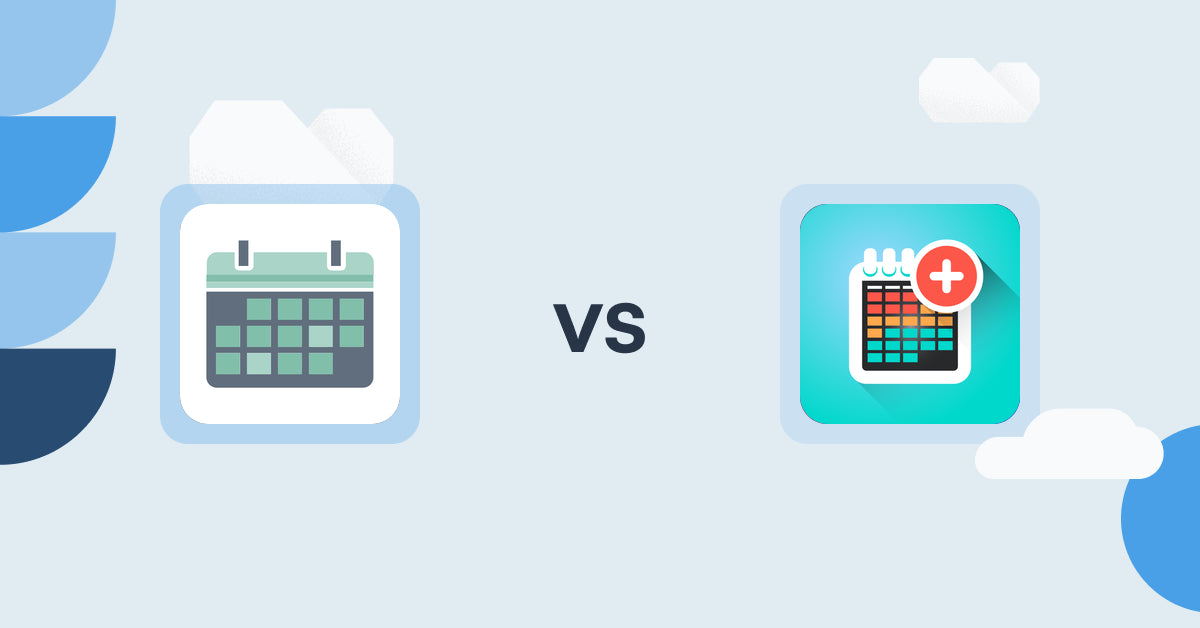 Shopify Digital Products Apps: Appointment Booking App ointo vs Appointment Booking ‑ Propel