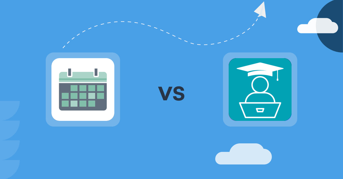 Shopify Digital Products Apps: Appointment Booking App ointo vs LDT Online Courses