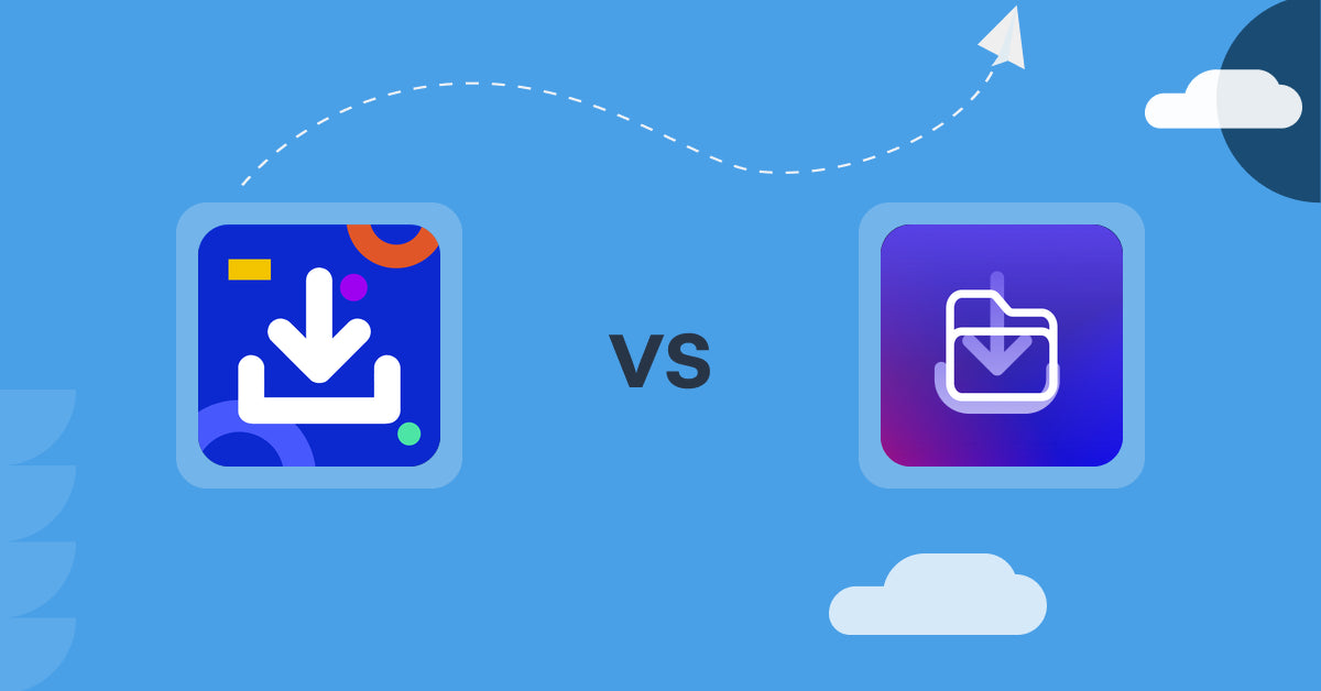 Shopify Digital Products Apps: DigiSell Products Download vs. File Vault Pro