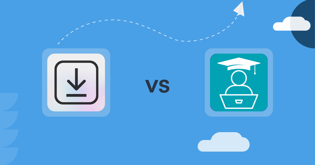 Shopify Digital Products Apps: Linkcase ‑ Digital Products vs LDT Online Courses