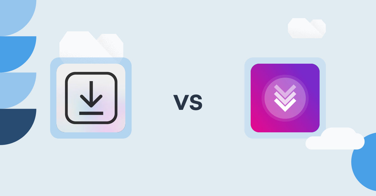 Shopify Digital Products Apps: Linkcase ‑ Digital Products vs Downly ‑ Sell Digital Products