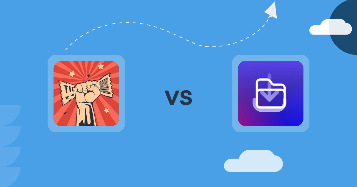 Shopify Digital Products Apps: Event Ticketing vs File Vault Pro